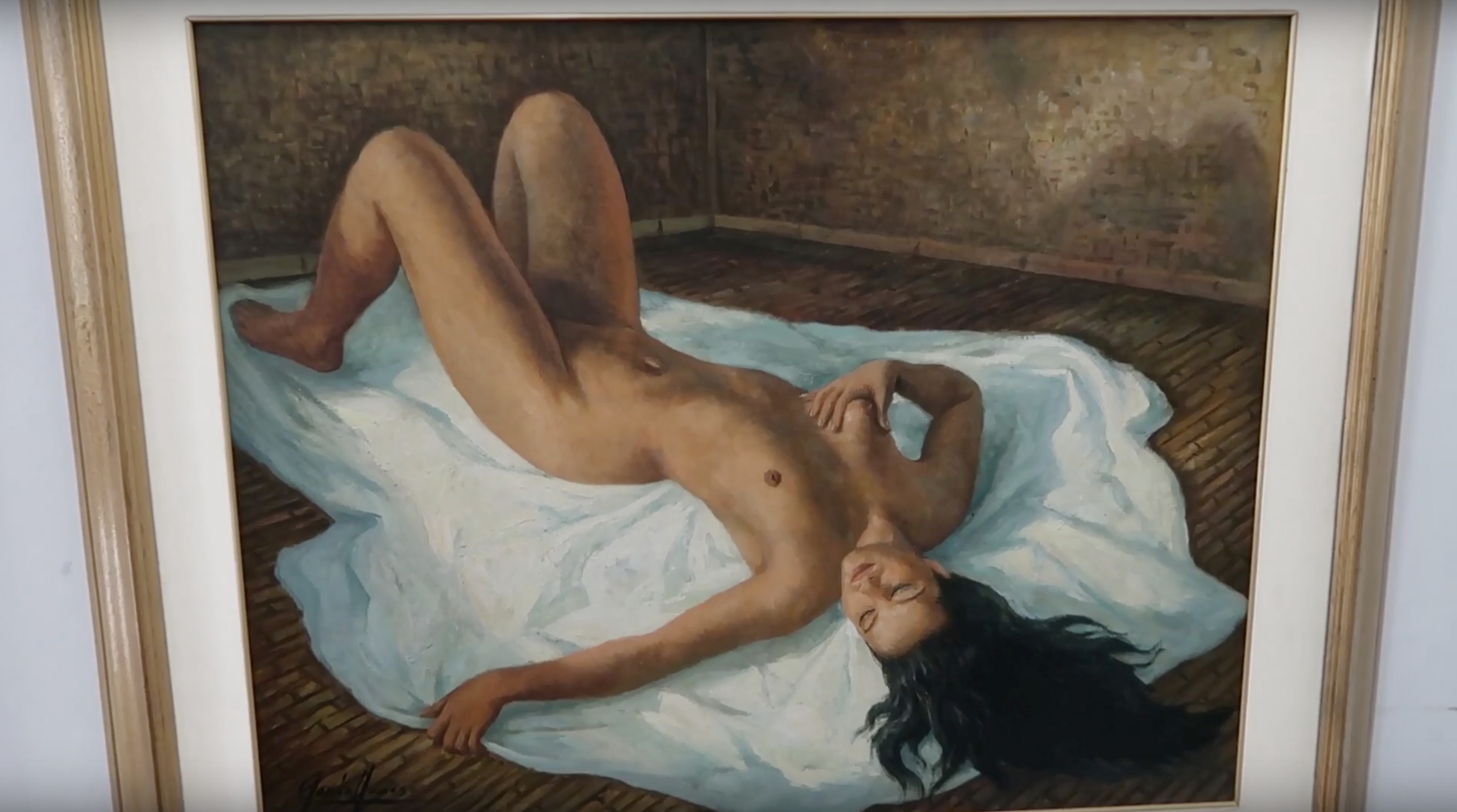 erotic painting in erotica gallery in bencab museum baguio city
